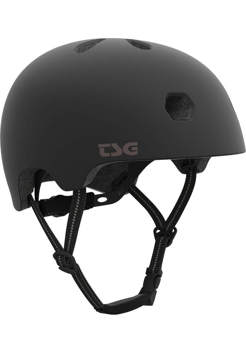 TSG META SOLID COLOUR SATIN BLACK - Image 1